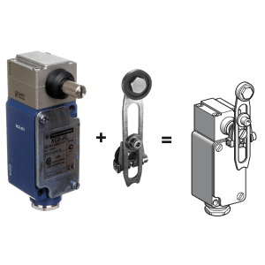 XC2JC10131 - Limit switch, Limit switches XC Standard, XC2 J, roller lever, 1 C/O Telemecanique Sensors
