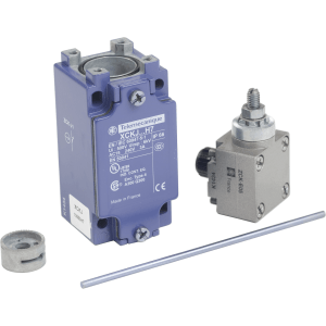 XCKJ10553H7 - Limit switch, Limit switches XC Standard, XCKJ, metal round rod lever 3 mm, 1NC+1 NO, snap, 1/2NPT Telemecanique Sensors