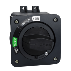 EZAROTDS - direct rotary handle, EasyPact EZC100, EasyPact CVS100BS, black handle, black front plate Schneider Electric