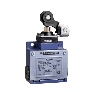 XCKM121H29 - Limit switch, Limit switches XC Standard, XCKM, thermoplastic roller lever plunger, 1NC+1 NO, snap, M20 Telemecanique Sensors