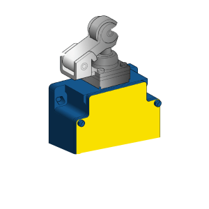 XCKML121H29 - Limit switch, Limit switches XC Standard, XCKML, thermoplastic plastic roller lever plunger, 2x(1NC+1NO), snap, M20 Telemecanique Sensors