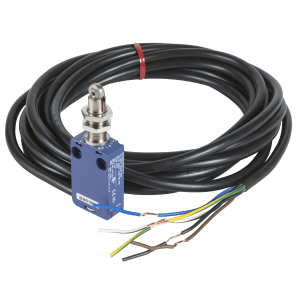 XCMD21F2L1 - Limit switch, Limit switches XC Standard, XCMD, M12 steel roller plunger, 1NC+1 NO, snap, 1 m Telemecanique Sensors
