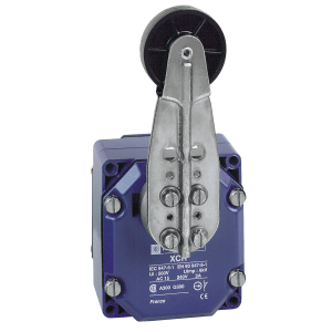 XCRA15 - Limit switch, Limit switches XC Standard, XCR, thermoplastic spring return roller lever large, 2X(1NC+NO) Telemecanique Sensors
