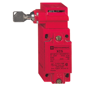 XCSC702 - Safety switch, Telemecanique Safety switches XCS, metal XCSC, 2 NC + 1 NO, slow break, 1 entry tapped M20 Telemecanique Sensors