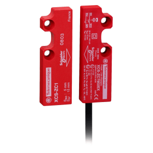 XCSDMC59010EX - Coded magnetic switch, Telemecanique Safety switches XCS, XCSDMC, 1 NC+1 NO, staggered, cable 10 m Telemecanique Sensors