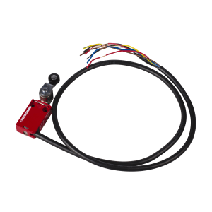 XCSM4115L1 - Safety limit switch, Telemecanique Safety switches XCS, XCSM, metal, rotary lever, 2 NC + 2 NO, cable 1 m Telemecanique Sensors