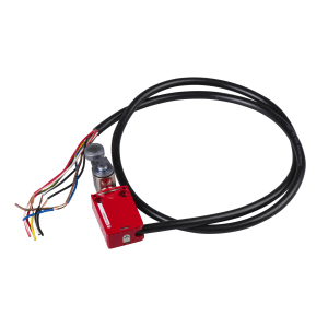 XCSM4116L2 - Safety limit switch, Telemecanique Safety switches XCS, XCSM, metal, rotary lever, 2 NC + 2 NO, cable 2 m Telemecanique Sensors
