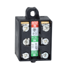 XE3SP2151 - Limit switch contact block, Limit switches XC Standard, 1NC+2 NO, snap action Telemecanique Sensors