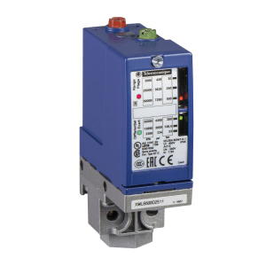 XMLB010A2S11 - Electromechanical pressure sensor, Pressure sensors XM, switch XMLB 10 bar, adjustable scale 2 thresholds, 1 C/O Telemecanique Sensors