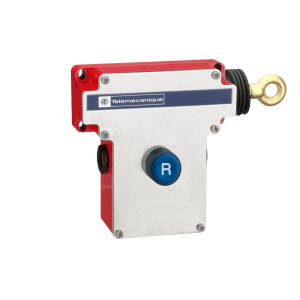 XY2CE1A150 - Latching emergency stop rope pull switch, Telemecanique Emergency stop rope pull switches XY2C, e XY2CE, RH side -1NC+1 NO, Flush pushbutton Telemecanique Sensors