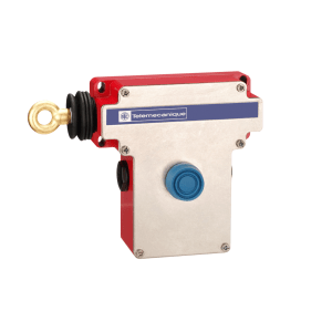 XY2CE2A270 - Latching emergency stop rope pull switch, Telemecanique Emergency stop rope pull switches XY2C, e XY2CE, LH side -2NC, booted pushbutton Telemecanique Sensors