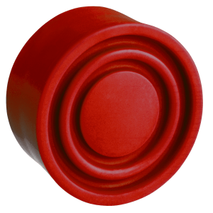 ZBP014 - Harmony XB4, Harmony XB5, red boot for circular flush pushbutton Ø22 mm Schneider Electric