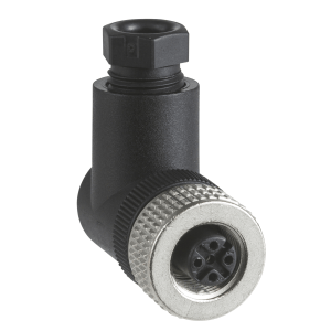 XZCC12FCM50B - Female, M12, 5 pin, elbowed connector, cable gland Pg 7 Telemecanique Sensors
