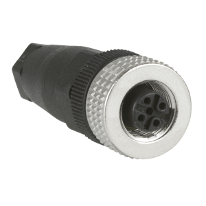 XZCC12FDM40B - Female, M12, 4 pin, straight connector, cable gland Pg 7 Telemecanique Sensors