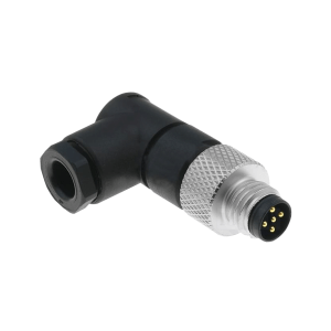 XZCC12MCM50B - Male, M12, 5 pin, elbowed connector, cable gland Pg 7 Telemecanique Sensors