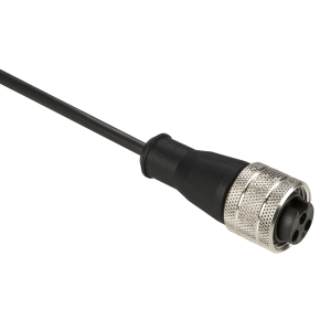 XZCP1662L2 - Pre wired connectors XZ, straight female, 7/8"16 UN, 3 pins, cable PUR 2 m Telemecanique Sensors