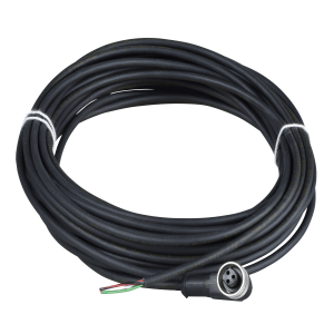 XZCP1965L10 - Pre wired connectors XZ, elbowed female, 1/2"20 UNF, 3 pins, cable PUR 10 m Telemecanique Sensors