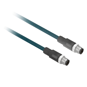 XZCR1511041C2 - Jumper cable XZ, male straight M12 4 pin, female straight M12 4 pin, PUR 2 m Telemecanique Sensors