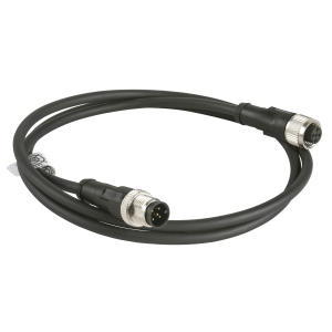 XZCR1511064D2 - Jumper cable XZ, male straight M12 5 pin, female straight M12 5 pin, PUR 2 m Telemecanique Sensors
