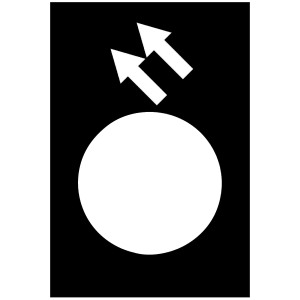 ZB2BY2917 - legend - 30 x 40 mm - black - reverse, fast Schneider Electric
