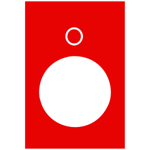 ZB2BY2931 - legend - 30 x 40 mm - red - 0 Schneider Electric
