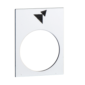 ZB2BY4965 - legend - 30 x 40 mm - white - forward, slow-fast Schneider Electric