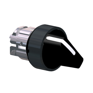 ZB4BD27 - Harmony XB4, Selector switch head, black metal, black, Ø22, 2 positions, stay put Schneider Electric