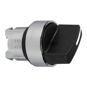 ZB4BD4 - Harmony XB4, Selector switch head, metal, black, Ø22, 2 positions, spring return from right to left Schneider Electric