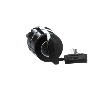 ZB4BG2 - Harmony XB4, Key switch selector head, metal, black, Ø22, key n°455, 2 positions, stay put Schneider Electric