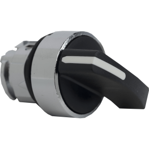 ZB4BJ2 - Harmony XB4, Selector switch head, metal, black, Ø22, long handle, 2 positions, stay put Schneider Electric