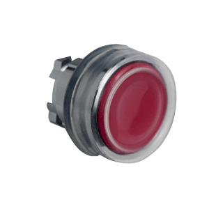 ZB4BP48 - Head for non illuminated push button, Harmony XB4, red flush pushbutton Ø22 mm spring return unmarked Schneider Electric
