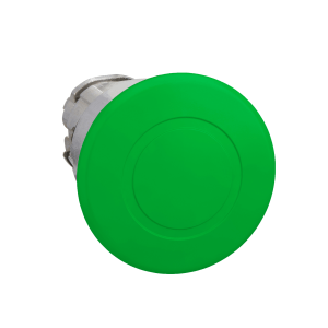 ZB4BT3 - Head for non illuminated push button, Harmony XB4, green Ø 40 mushroom pushbutton Ø22 mm latching pull Schneider Electric