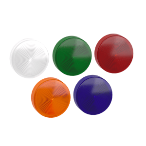 ZB4BV003 - Head for pilot light, Harmony XB4, Ø22 mm with 5 colour plain lens integral LED Schneider Electric