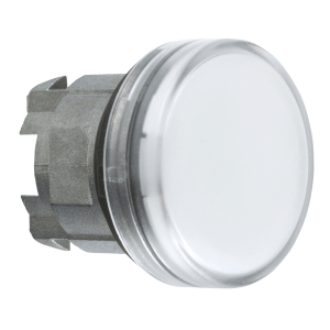 ZB4BV01 - Harmony XB4, Pilot light head, metal, white, Ø22, plain lens for BA9s bulb Schneider Electric