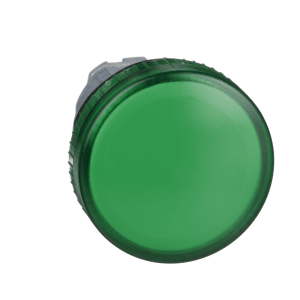 ZB4BV03 - Harmony XB4, Pilot light head, metal, green, Ø22, plain lens for BA9s bulb Schneider Electric