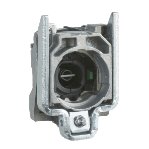 ZB4BW061 - Harmony XB4, Light block with body/fixing collar, metal, blue, for BA9s bulb, <= 250 V, 1 NO Schneider Electric