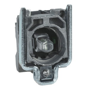 ZB4BW0B31 - Harmony XB4, Light block with body/fixing collar, metal, green, integral LED, 24 V AC/DC, 1 NO Schneider Electric