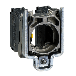 ZB4BZ106 - Complete body/contact assembly, Harmony XB4, single contact block with body/fixing collar 1NO+1NC screw clamp terminal Schneider Electric