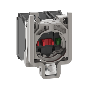 ZB4BZ141 - Harmony XB4, Single contact block with body/fixing collar, metal, screw clamp terminal, 1 NO + 2 NC Schneider Electric