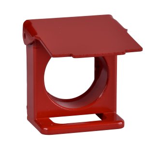 ZB4BZ64 - Harmony XB4, Padlockable flap for Ø22 flush push button, metal, red Schneider Electric