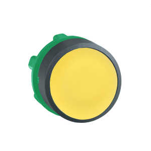 ZB5AH05 - Head for non illuminated push button, Harmony XB5, XB4, yellow flush pushbutton Ø22 mm unmarked Schneider Electric