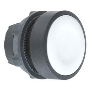 ZB5AA8 - Head for non illuminated push button, Harmony XB5, XB4, grey flush pushbutton Ø22 mm spring return unmarked Schneider Electric