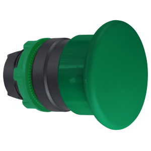 ZB5AC3 - Harmony XB5, Mushroom push button head Ø40, plastic, green, Ø22, spring return Schneider Electric