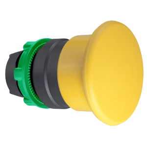 ZB5AC5 - Harmony XB5, Mushroom push button head Ø40, plastic, yellow, Ø22, spring return Schneider Electric