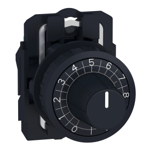 ZB5AD912 - Harmony XB5, Potentiometer head, plastic,black, Ø22, for use with Ø 6 mm shaft Schneider Electric