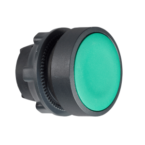 ZB5AH03 - Head for non illuminated push button, Harmony XB5, XB4, green flush pushbutton Ø22 mm unmarked Schneider Electric