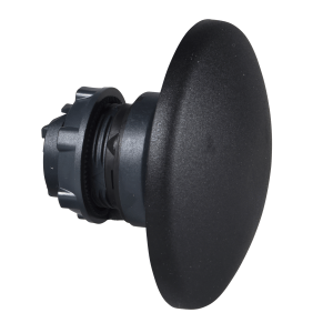 ZB5AR216 - Head for non illuminated push button, Harmony XB5, black Ø 60 mushroom pushbutton Ø22 mm spring return Schneider Electric