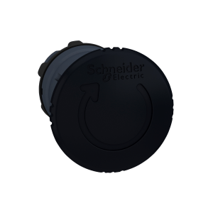 ZB5AS52 - Harmony XB5, Mushroom push button head Ø40, plastic, black, Ø22, latching turn realease Schneider Electric
