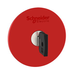 ZB5AS964 - red Ø60 Emergency stop, switching off head Ø22 trigger and latching key release Schneider Electric