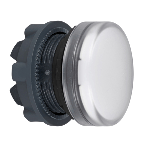 ZB5AV01 - Harmony XB5, Pilot light head, metal, white, Ø22, plain lens for BA9s bulb Schneider Electric